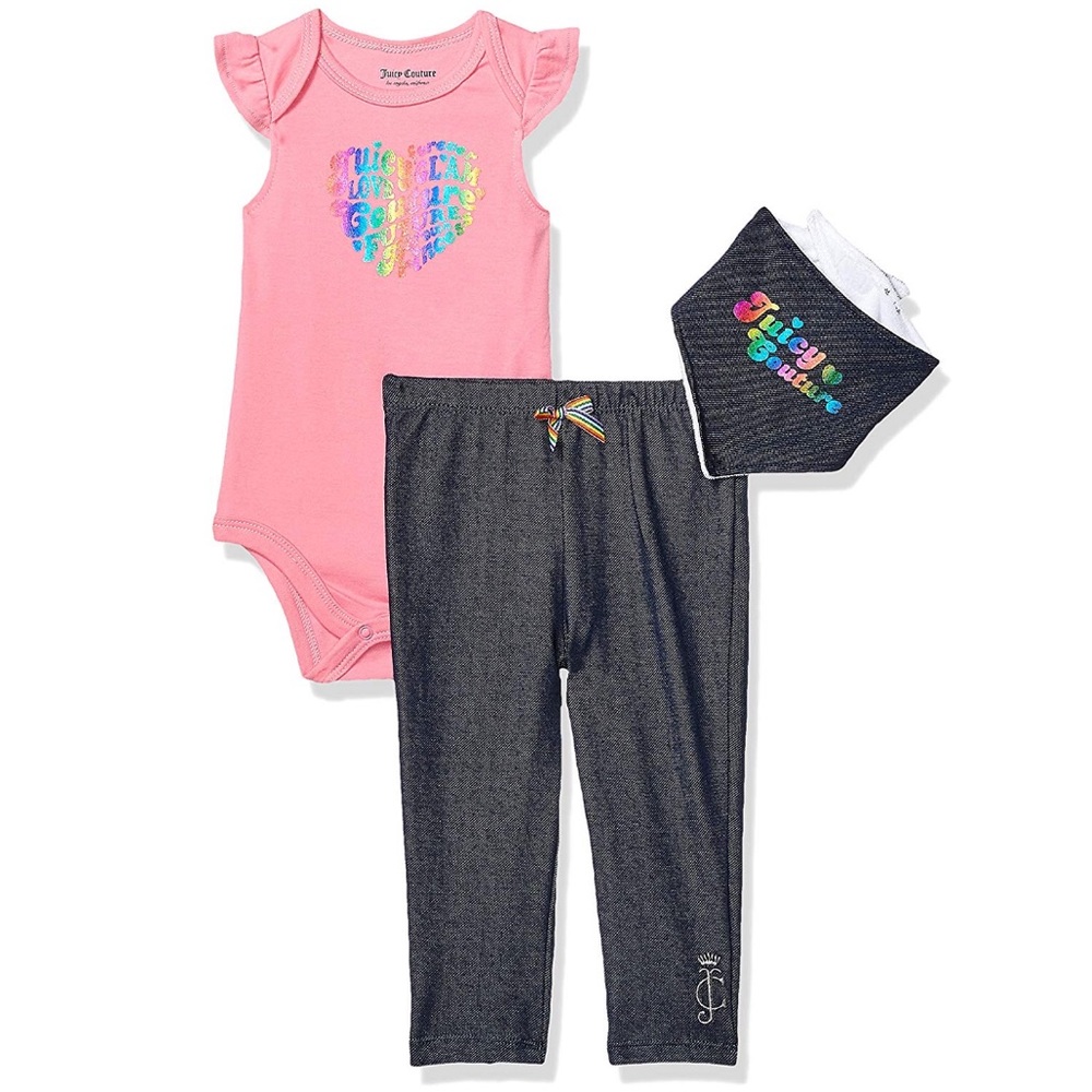 Juicy Couture pants set with Bib!